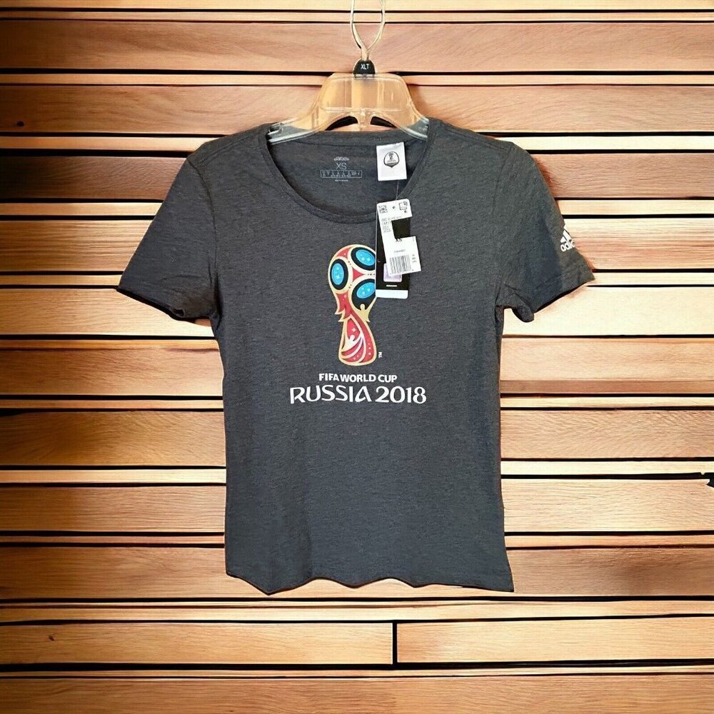 Fifa World Cup Russia 2018 Size XS T Shirt Adidas Soccer Football‎ Graphic NWT